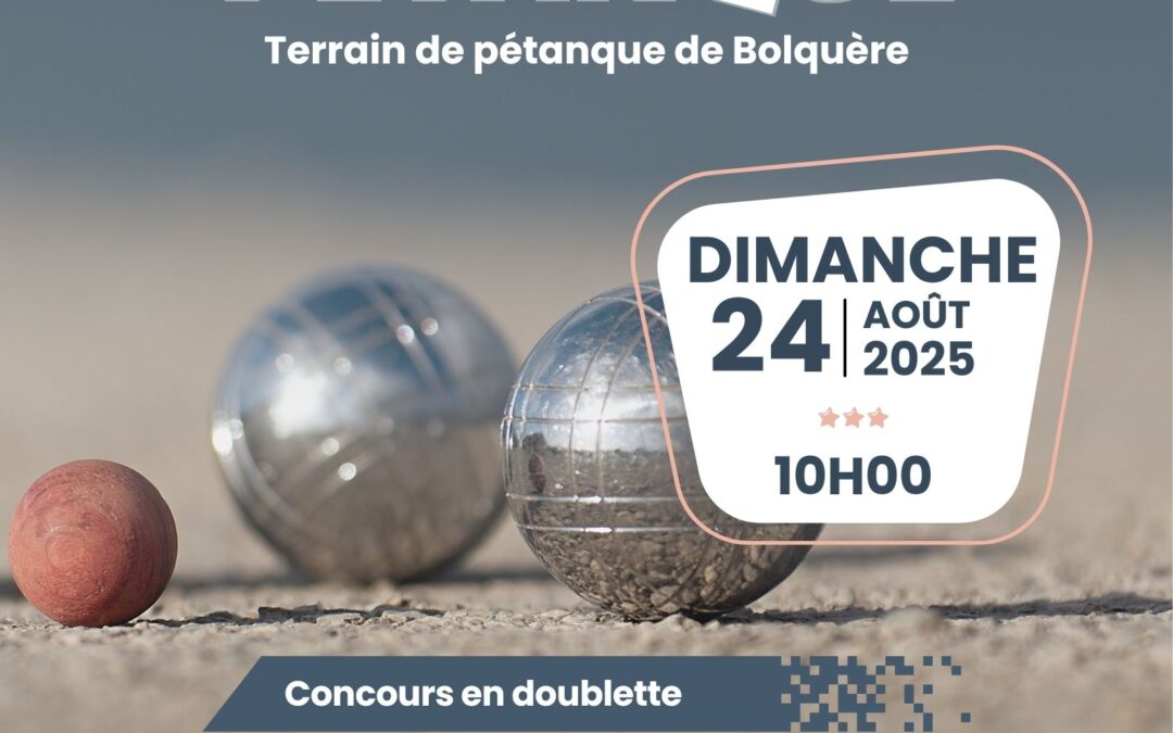 CONCOURS PÉTANQUE