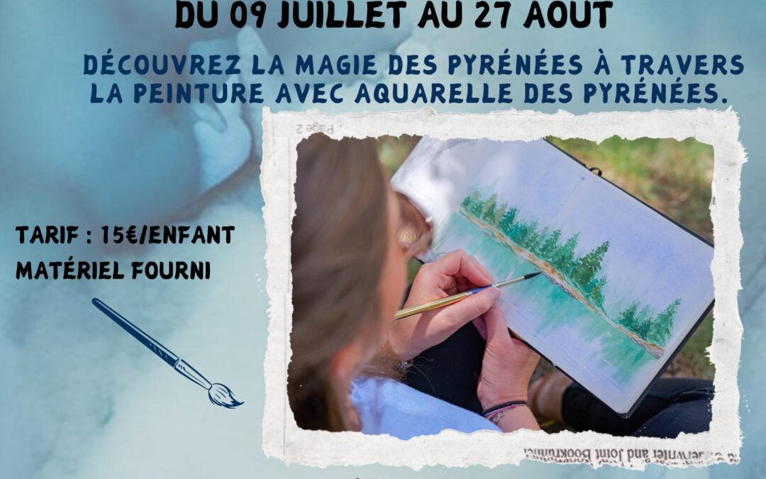 INITIATION A L’AQUARELLE ENFANT
