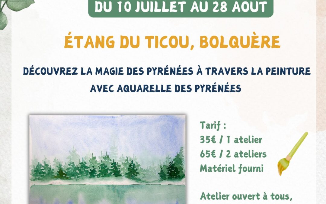 INITIATION A L&rsquo;AQUARELLE ADULTE